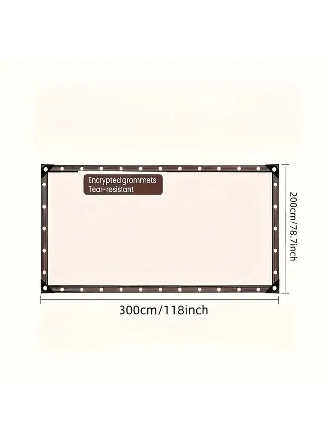 Transparent Rain Cover 78 74inch x 118 11inch for Patio Porch Greenhouse Camping - Image 4