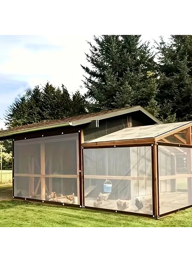 Transparent Rain Cover 78 74inch x 118 11inch for Patio Porch Greenhouse Camping - Image 5