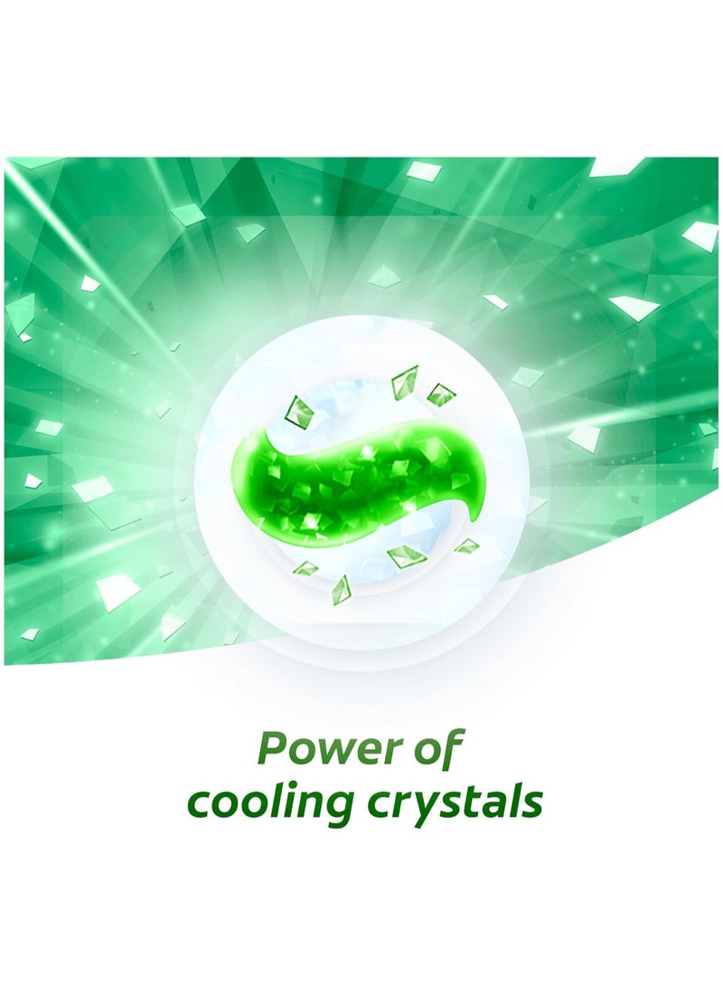 كولجيت معجون اسنان ماكس فريش كلين بالنعناع جل اخضر مع كريستالات تبريد من كولجيت 4 ×100 مل عبوة قطع - Image 2