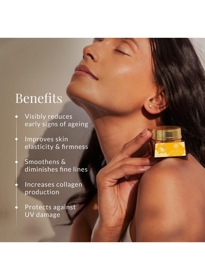 Forest Essentials - Soundarya Radiance Day Cream With 24K Gold & Spf 25 | Hyaluronic Acid, Vitamin C & Bakuchiol | Anti Ageing Face Moisturiser For Glowing Skin | For Normal, Dry & Combination Skin - Image 1