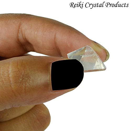 Crystu Natural Clear Quartz Pyramid for Reiki Healing and Crystal Healing Stone Pyramid Size 10-15 mm (Color : Clear) Pack of 1 pc - Image 2