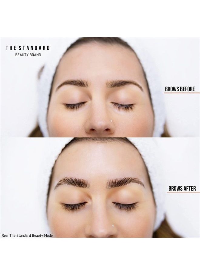 The Standard Beauty Brand - The Standard Beauty Co. Deluxe Brow Lamination & Lash Lift Kit | 2-in-1 Combo Kit | Easy At-Home DIY Perming Kit for Feathered Brows & Fanned Lashes | Instantly Fuller Eyebrows | Curled Eyelashes - Image 1