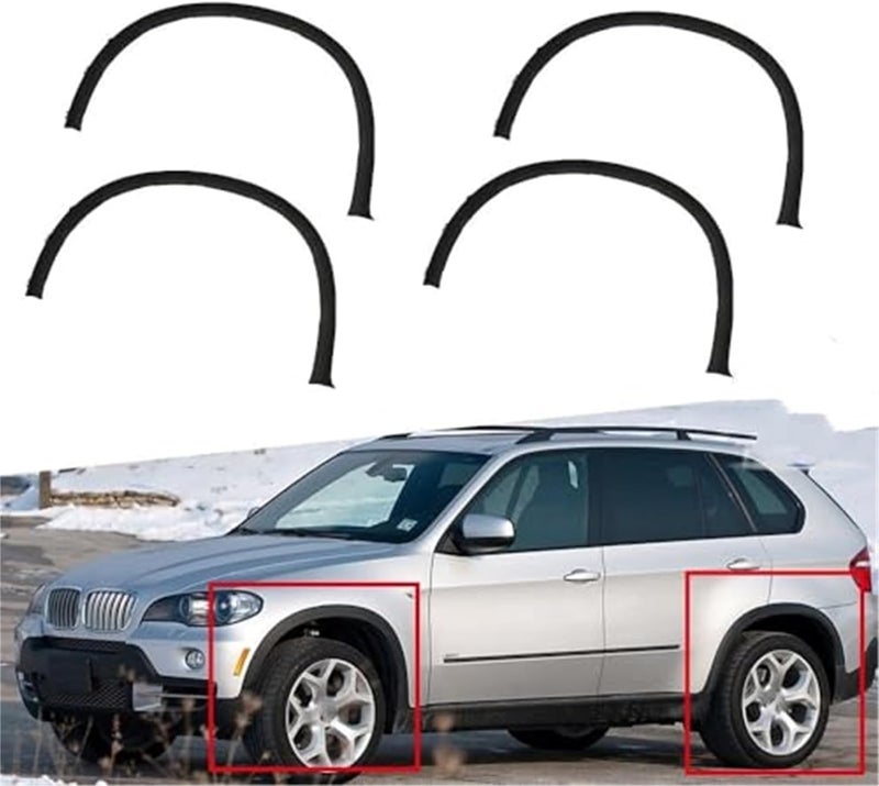 Wivplex Wheel Arch Fender Flares for BMW X5 E70 - Image 2