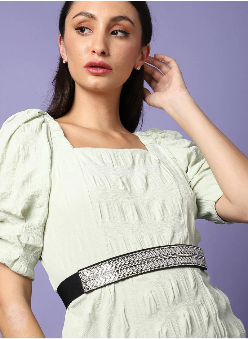 Haute Sauce Textured Waist Belt