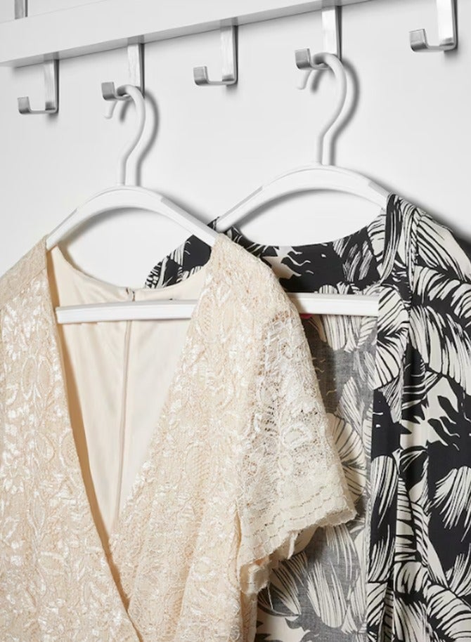 Ikea TRYSSE - Hanger - White/Grey - 5 Pack - Image 4