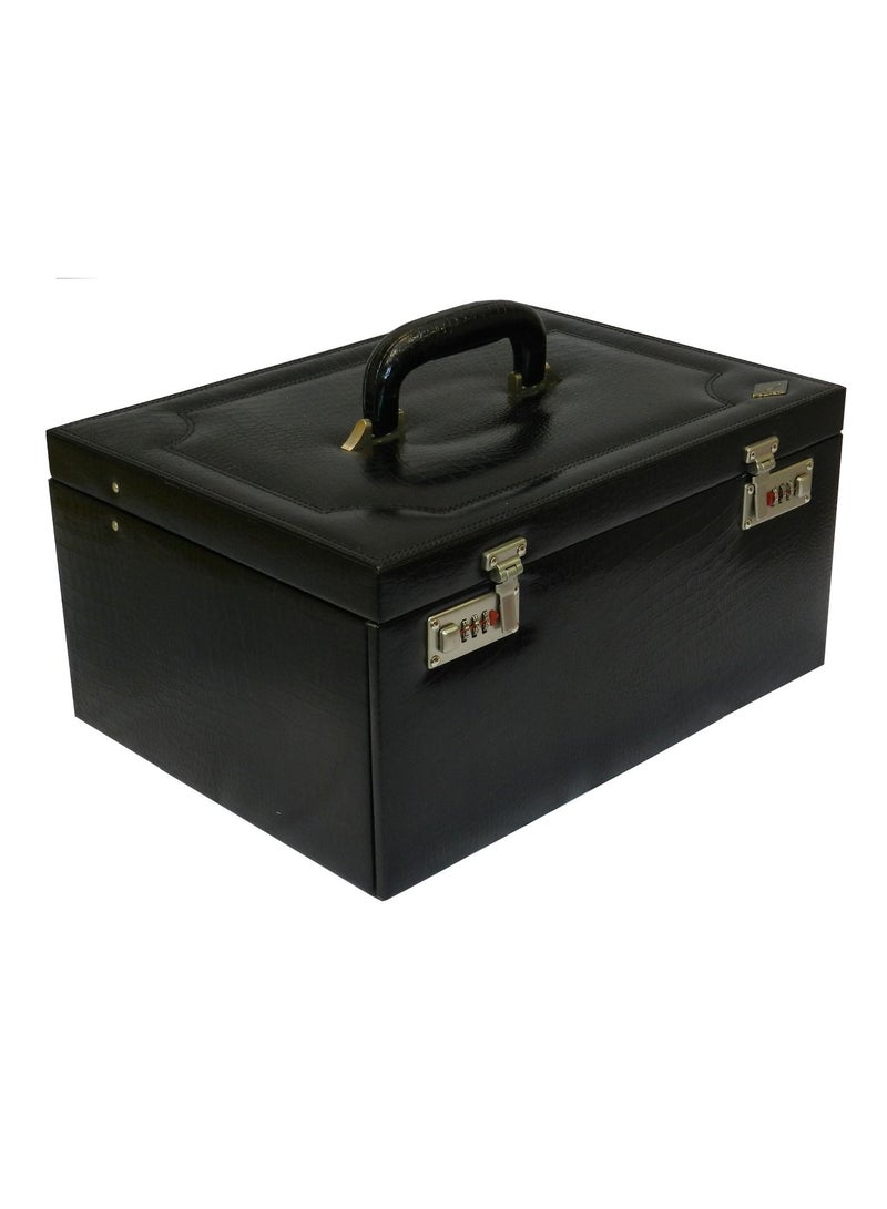 LAVERI LEATHER Laveri Jewellery Box Ring Necklace Earring Bracelet Storage Box Leather Multifunction Jewelry Organizer Box  - Image 5