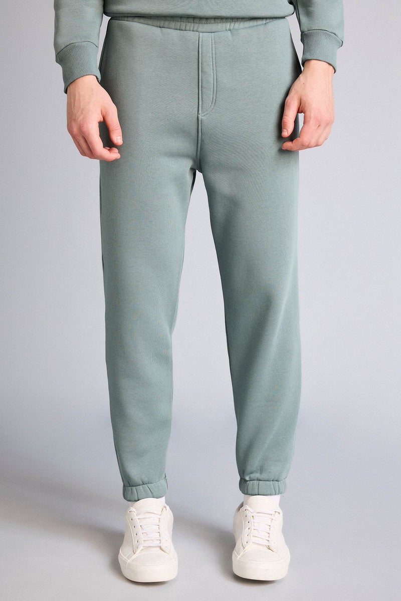 DeFacto Green Man Boxy Fit 2 Piece Thick Fabric Set Casual - Image 5