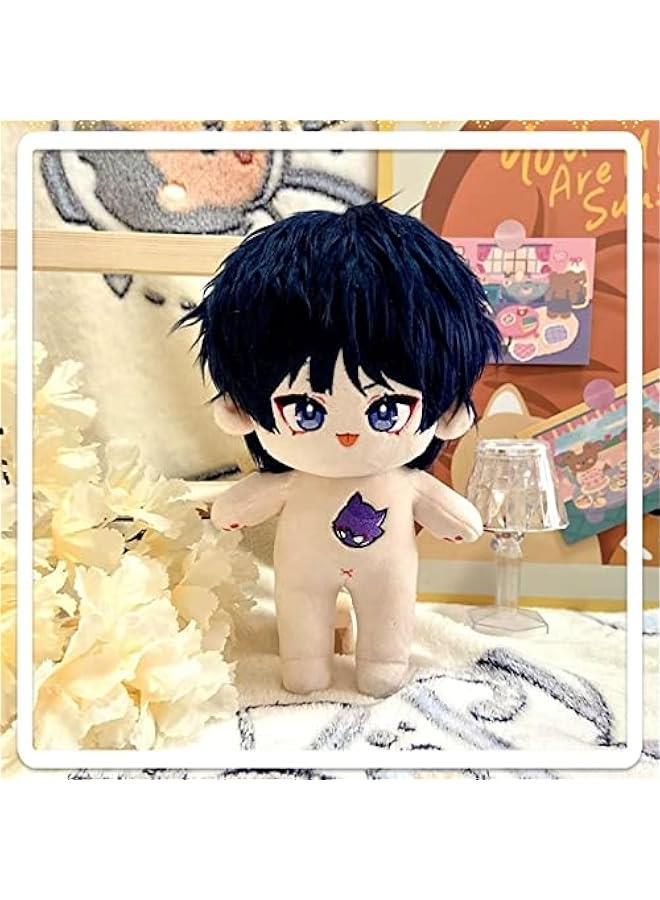 Arabest Anime Plush Figure Scaramouche Dress Up Doll with Cat Clothes Plush Onesie 8 Inches Soft Stuffed Decorations and Collection Gift for Fans - Image 2