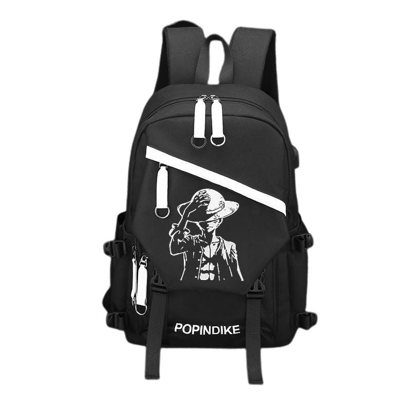 Schoolbags For Men, Elementary School, Junior High School, High School, University, Lightweight, Fashionable, Trendy Schoolbags, Large-Capacity Backpacks, Casual Backpacks - Image 5