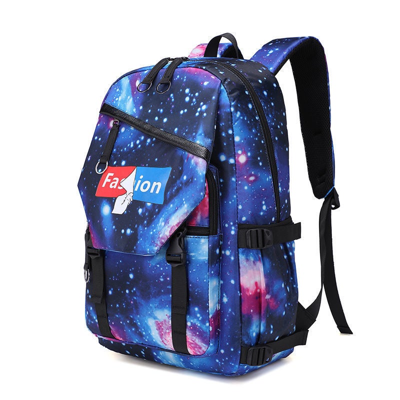 Schoolbags For Men, Elementary School, Junior High School, High School, University, Lightweight, Fashionable, Trendy Schoolbags, Large-Capacity Backpacks, Casual Backpacks - Image 1
