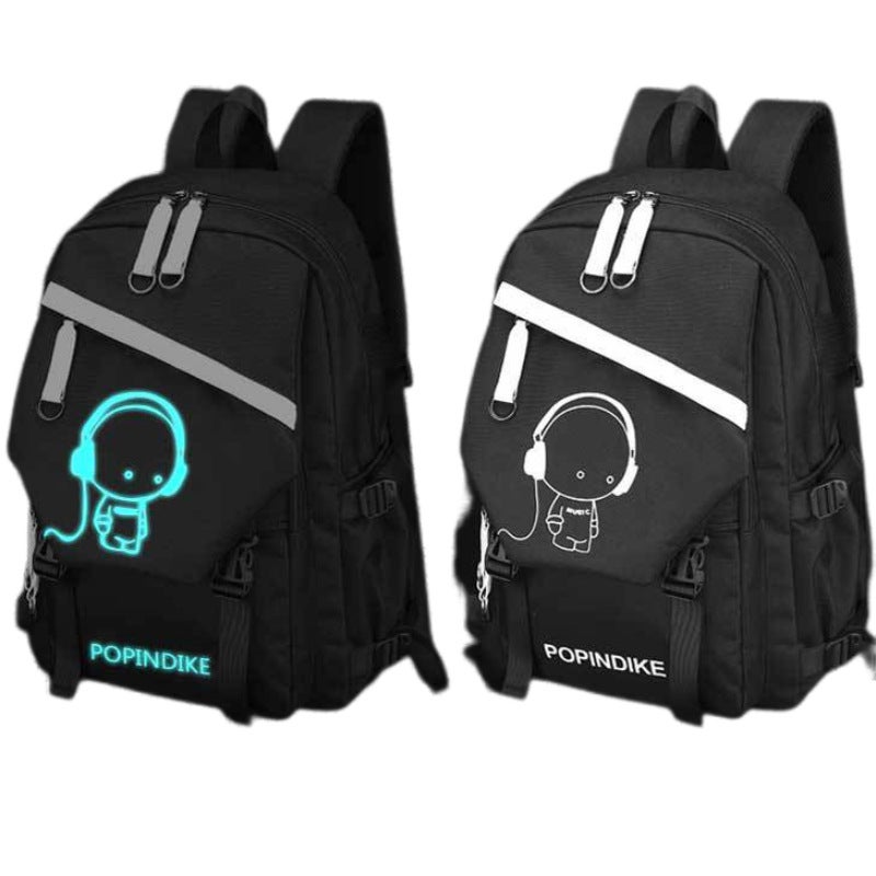 Schoolbags For Men, Elementary School, Junior High School, High School, University, Lightweight, Fashionable, Trendy Schoolbags, Large-Capacity Backpacks, Casual Backpacks - Image 4