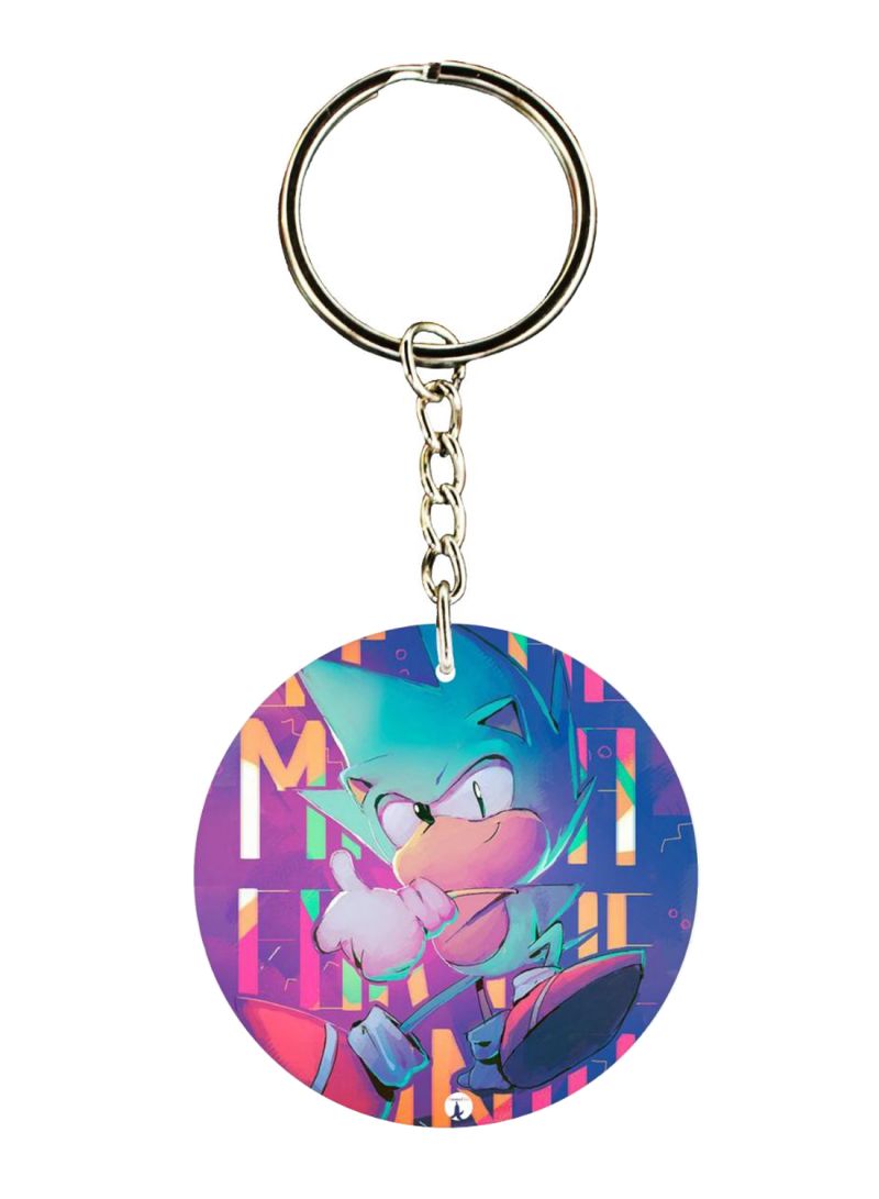 RKN Double Sided Sonic Printed Keychain
