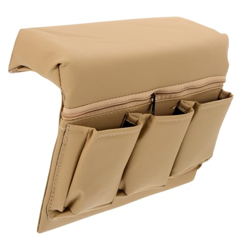 CHILDWEET Car Window Armrest Storage Box Multifunctional Leather Organizer with Pocket Elegant Car Door Elbow Rest Pad Easy Installation Cleaning Fit for All Vehicles - Image 1