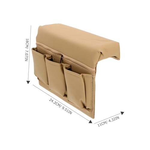 CHILDWEET Car Window Armrest Storage Box Multifunctional Leather Organizer with Pocket Elegant Car Door Elbow Rest Pad Easy Installation Cleaning Fit for All Vehicles - Image 3