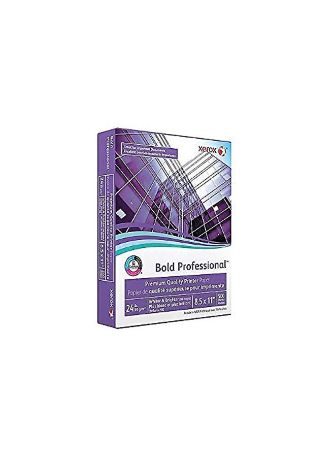 xerox Premium Laser Copy Paper, 98 Brightness, 24 lb, 8-1/2 x 11, White, 500 Sheets per Ream (3R13038) - Image 4