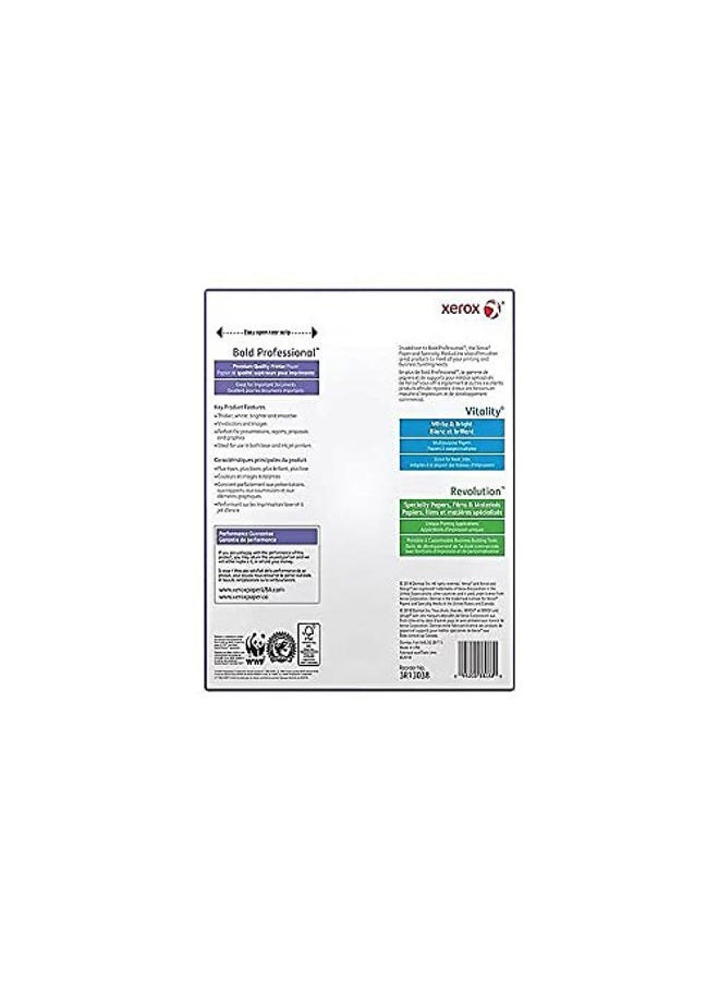 xerox Premium Laser Copy Paper, 98 Brightness, 24 lb, 8-1/2 x 11, White, 500 Sheets per Ream (3R13038) - Image 5