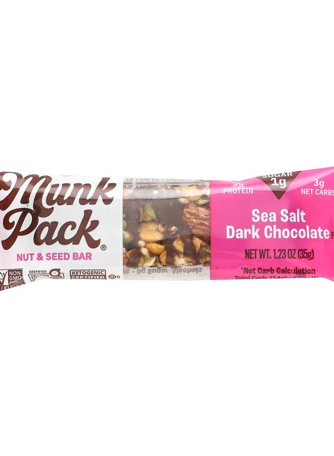 Nut & Seed Bar Sea Salt Dark Chocolate 1.23 oz (35 g)