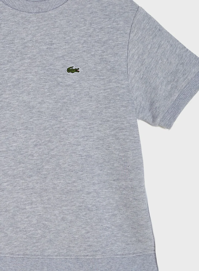 LACOSTE Logo Crew Neck T-Shirt