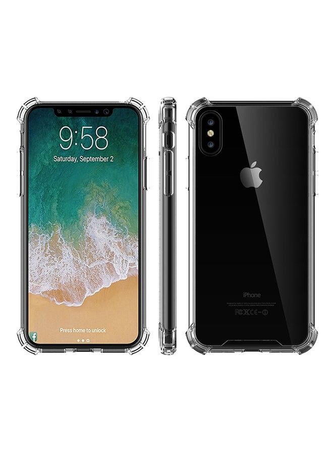جراب خلفي من السيليكون لهاتف أبل آيفون Xs ماكس شفاف - Image 2