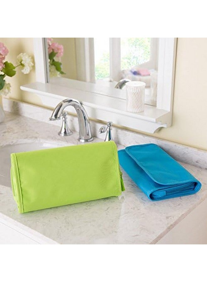WISHBONE Bag COSMATIC Hanging Folding Hanging Travel Cosmetic Bag Makeup Organizer Case Pouch Toiletry Wall Hanging Dressing Kit Makeup Organizer - Image 4