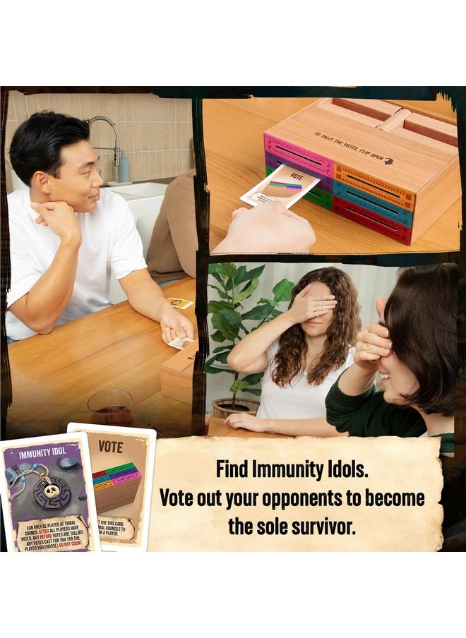Exploding Kittens Survivor: The Tribe Has Spoken by Exploding Kittens - The only Official Card Game for Survivor Fans - Family Party Game for Ages 8 and up - 3 to 6 Players - Great for Adults, Teens & Kids  - Image 5