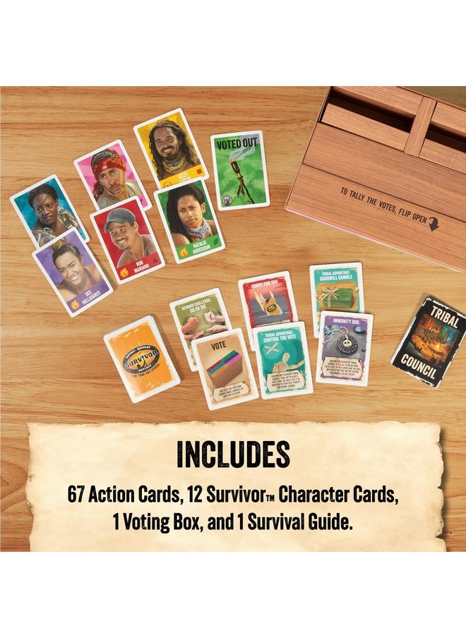 Exploding Kittens Survivor: The Tribe Has Spoken by Exploding Kittens - The only Official Card Game for Survivor Fans - Family Party Game for Ages 8 and up - 3 to 6 Players - Great for Adults, Teens & Kids  - Image 3