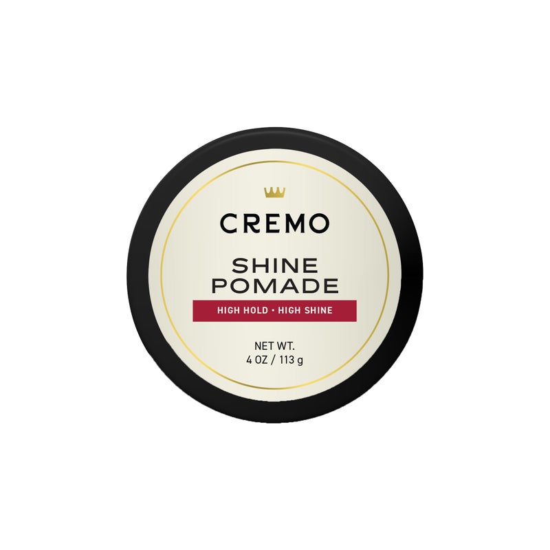 Cremo Hair Pomade for Men  Premium Barber Grade Pomade High Hold  Shine Hair Styling 4 Oz