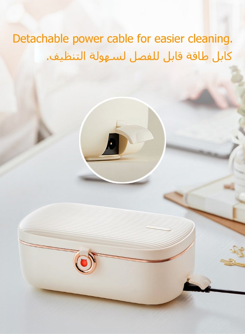 Bear 900ml Electric Lunch Box - 304 Stainless Steel Insulated Lunch Box - Keep Food Warm - Completely Sealed - Portable Microwave Oven for Work, School, Travel, Outdoor  - Image 5