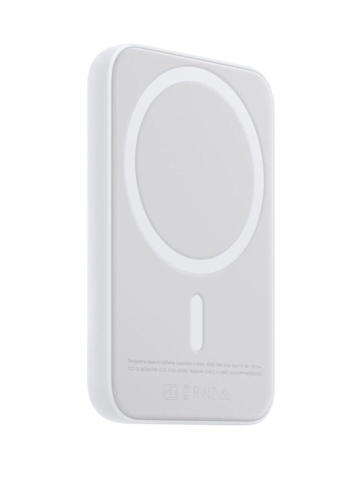 Generic - 5000 mAh Battery Pack Magsafe 5000mAh Wireless Portable Magnetic Power Bank White - Image 1