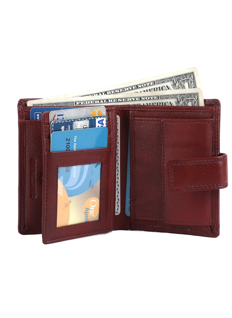 ALLKING - leather Men Wallet with Loop Closure - Image 1