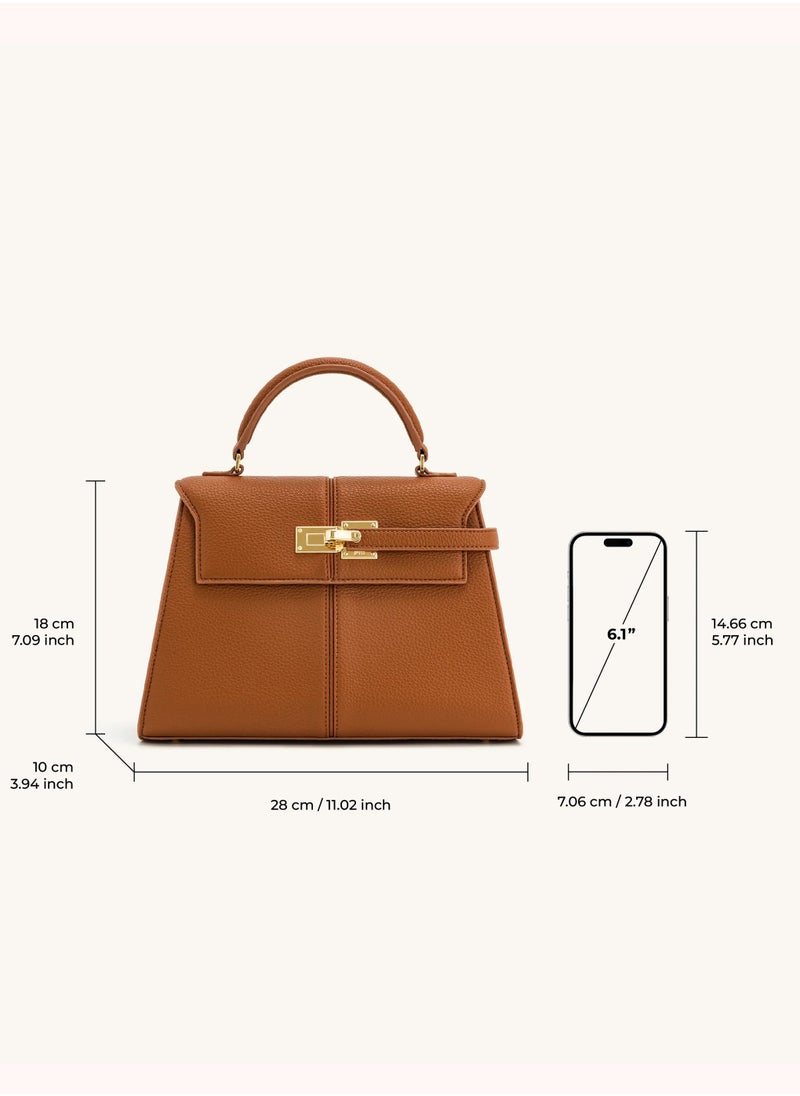 JW - PEI Elise Large Tote - Brown - Image 1