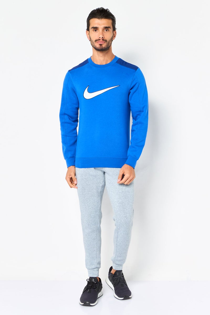Nike Men Sportswear Fit Long Sleeve Outdoor Sweatshirt, Royal Blue - Image 4