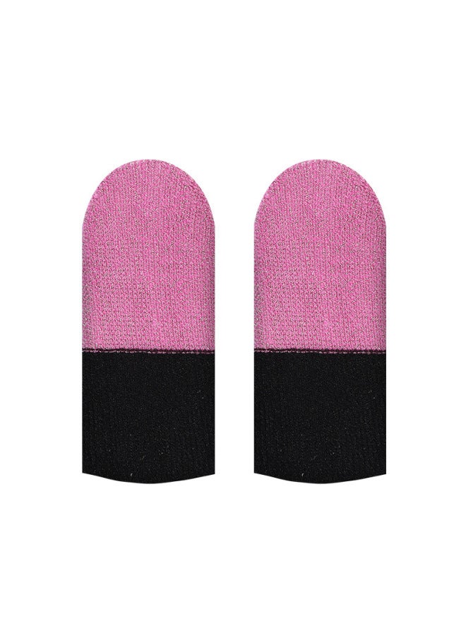 Explosive Hand Game Finger Cover Net Red Anchor With Ultra-thin Finger Cover Touch Screen Sensitive King Chicken Sweat-Product Color:Any Powder [bulk With Cardboard]  - Image 1