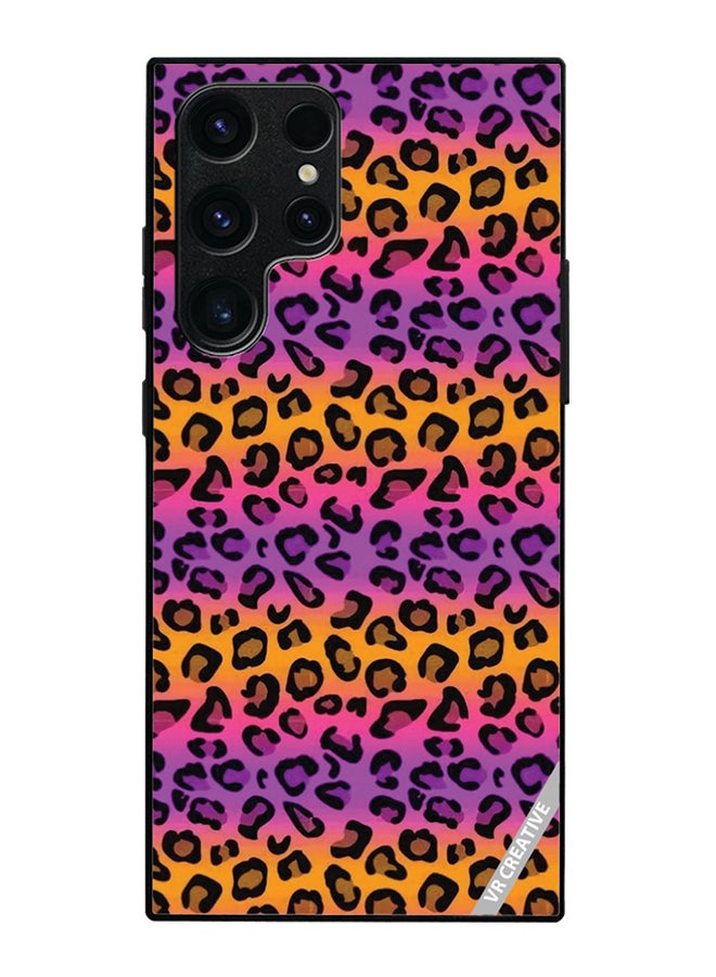 Protective Case Cover For Samsung Galaxy S25 Ultra Leopaeerd Design Multicolour