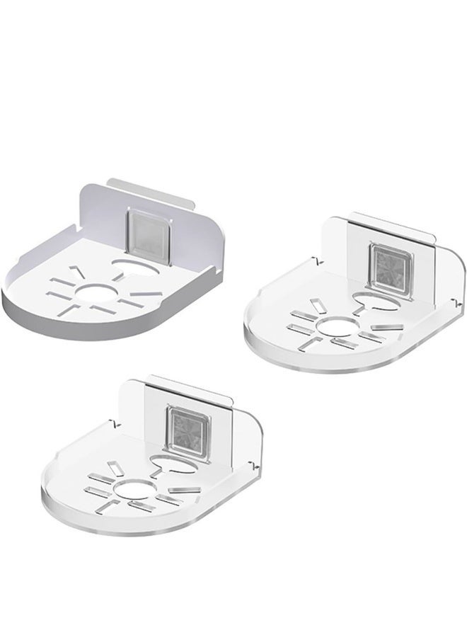 3 Set of Wall Shelves for Security Cameras, ABS Wall Mount Bracket for Baby Monitors, Speakers, Universal Surveillance Cameras Holder - Image 1