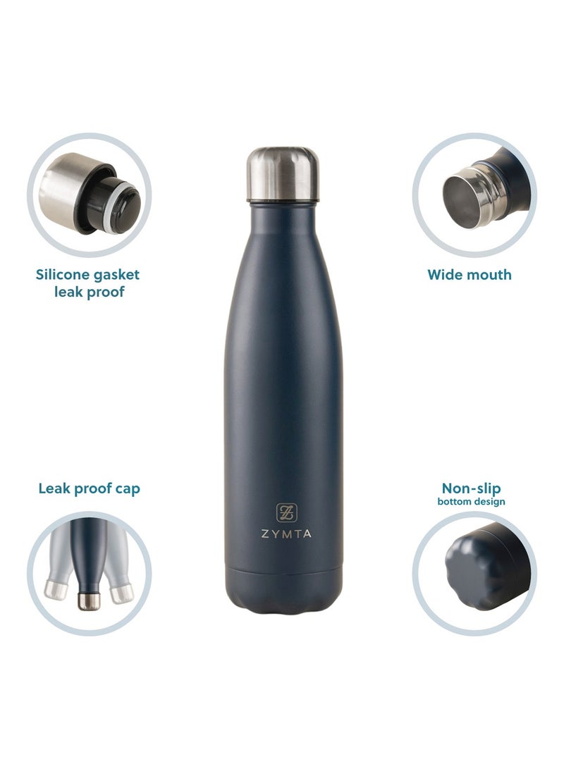 ZYMTA 500ML Stainless Steel Water Bottle | Double-Walled Vacuum Insulated Flask for Hot & Cold Drinks - Image 4