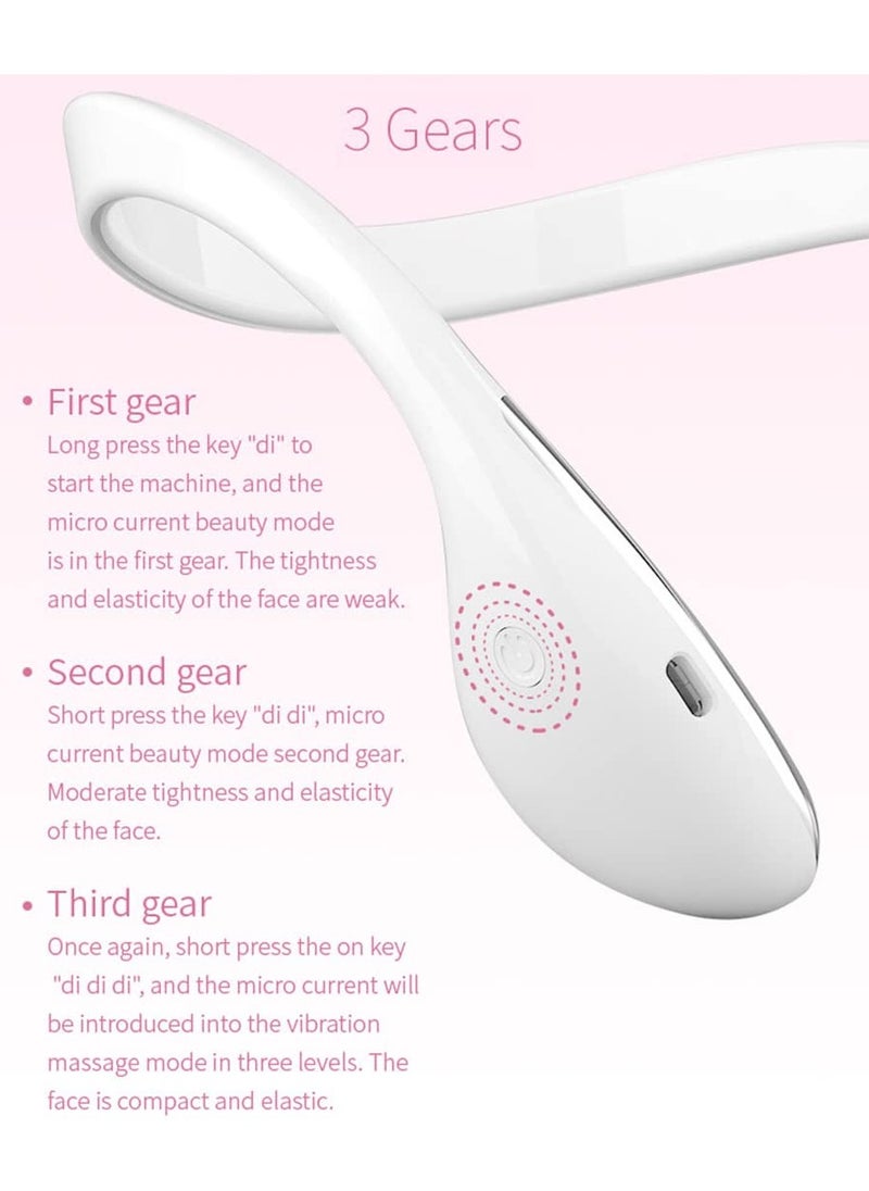 SYOSI - Electric V Face Lifting Machine, 3 Modes Microcurrent Facial Massager, Slimming and Firming Face Instrument to Reduce Double Chin, Intelligent Cellulite Massager for Women - Image 1