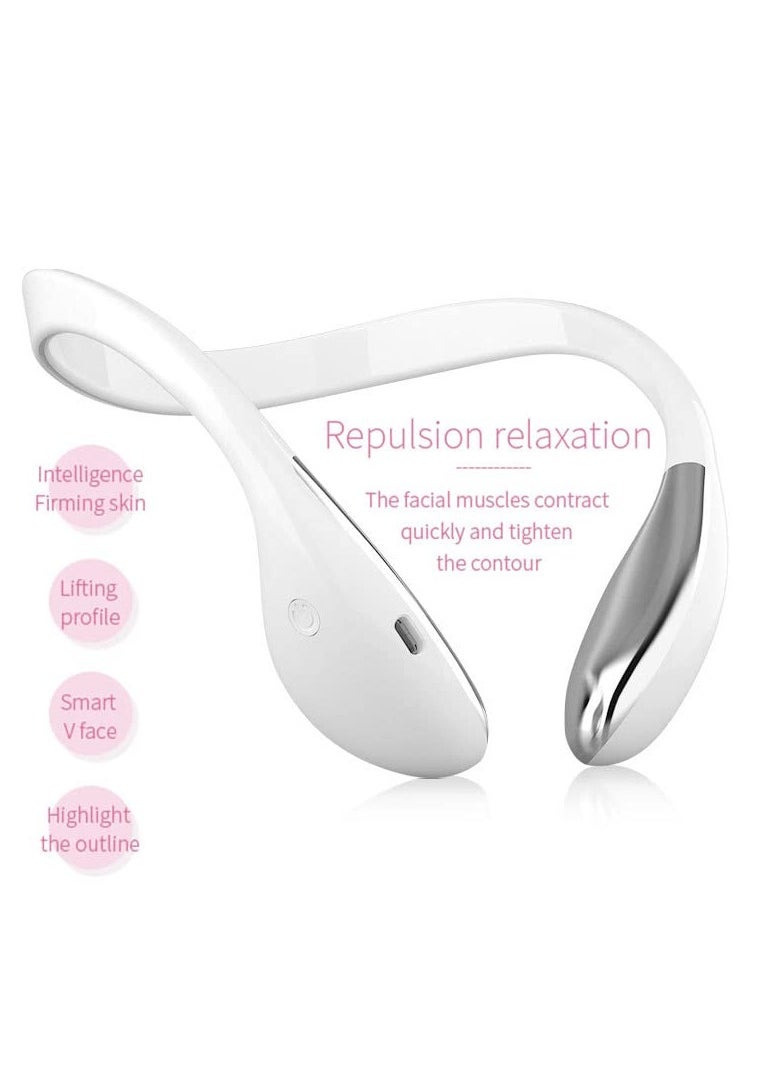 SYOSI - Electric V Face Lifting Machine, 3 Modes Microcurrent Facial Massager, Slimming and Firming Face Instrument to Reduce Double Chin, Intelligent Cellulite Massager for Women - Image 1