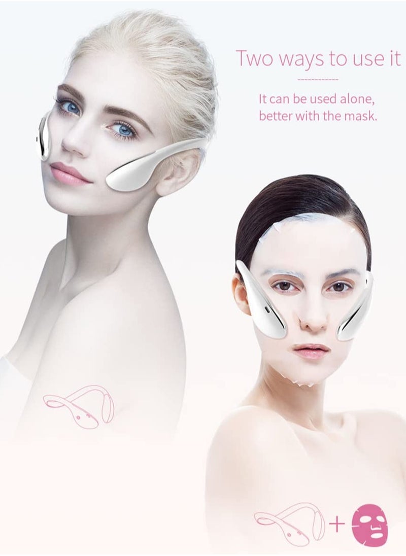 SYOSI - Electric V Face Lifting Machine, 3 Modes Microcurrent Facial Massager, Slimming and Firming Face Instrument to Reduce Double Chin, Intelligent Cellulite Massager for Women - Image 1