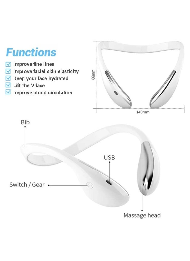 SYOSI - Electric V Face Lifting Machine, 3 Modes Microcurrent Facial Massager, Slimming and Firming Face Instrument to Reduce Double Chin, Intelligent Cellulite Massager for Women - Image 1
