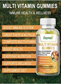 Multivitamin Gummies with Calcium and Zinc Multi Vitamins ,Health Support Dietary Supplement 60 Gummies - pzsku/ZEAF318F3B415E03FA1EFZ/45/_/1719835868/589ef5a1-9517-4bd2-87bd-0237090eff23