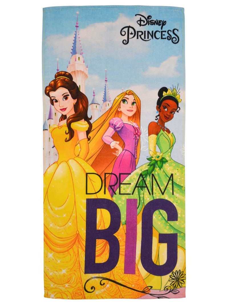 Athom Living Disney Princess Be The Hero of Your Story Disney Princess Kids Cotton Bath Soft Towel for Kids, 60 x 120cm, 350GSM. - Image 4