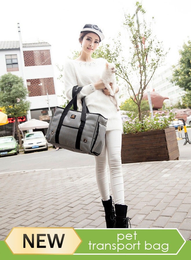 إسكدنيا Portable pet transport bag, foldable waterproof premium Oxford cloth pet bag, suitable for small and medium-sized cats and dogs - Image 1