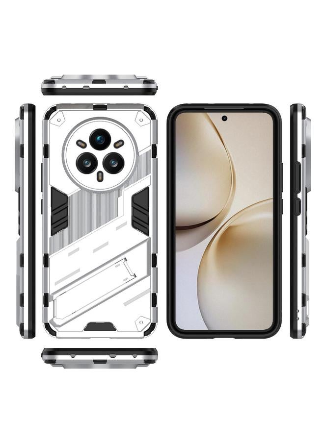 اس-توب جراب لهاتف Realme 14 Pro+ 5G Punk Armor 2 في 1 PC + جراب هاتف TPU مع حامل - Image 3