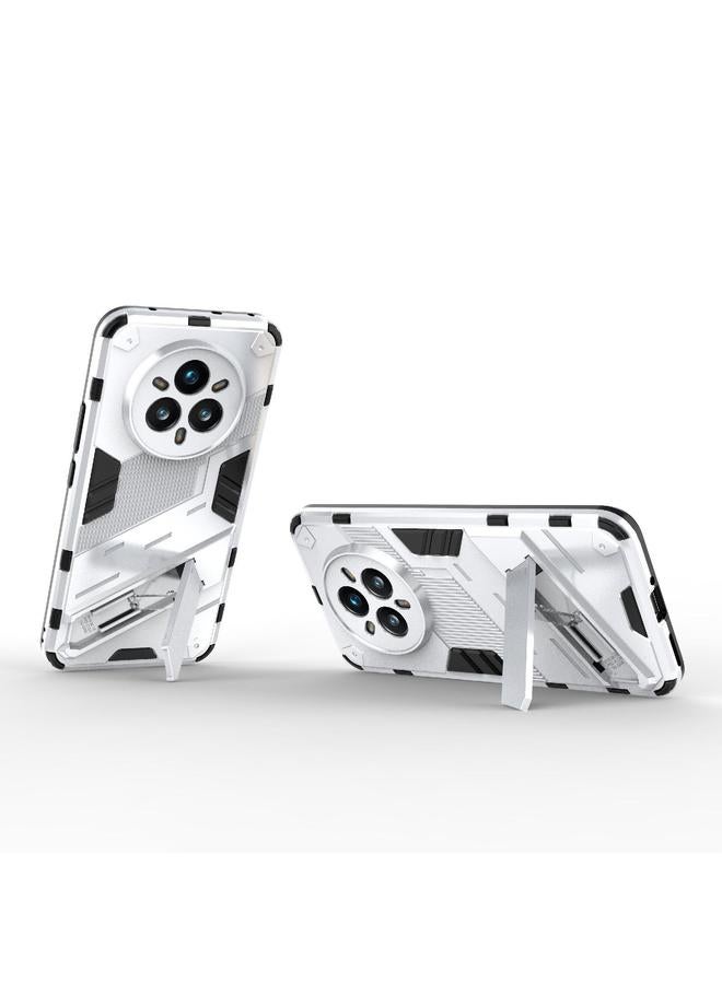 اس-توب جراب لهاتف Realme 14 Pro+ 5G Punk Armor 2 في 1 PC + جراب هاتف TPU مع حامل - Image 4