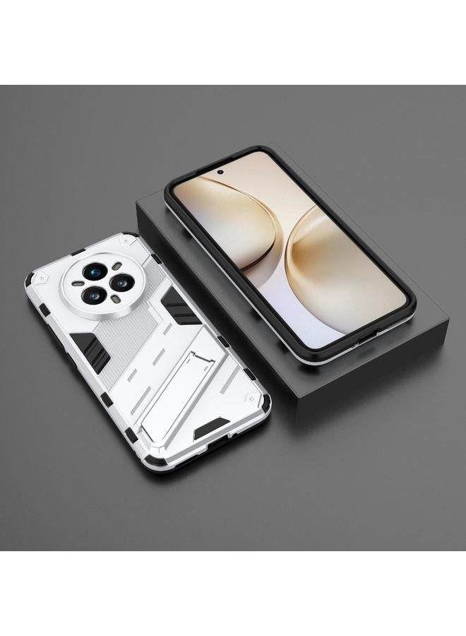 اس-توب جراب لهاتف Realme 14 Pro+ 5G Punk Armor 2 في 1 PC + جراب هاتف TPU مع حامل - Image 2