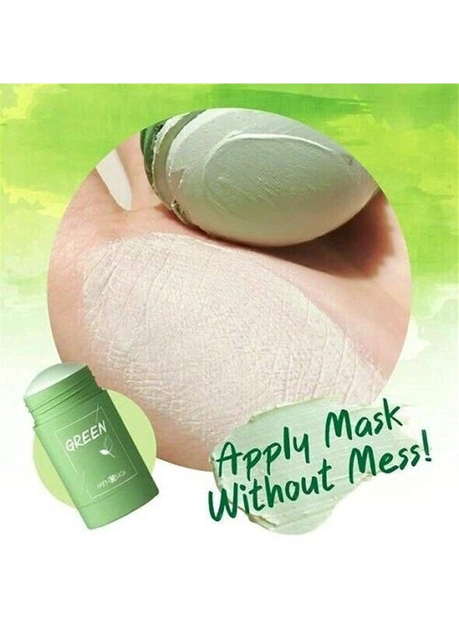 Bupposes Green Tea Mask for Face, Blackhead Remover with Green Tea Extract, Deep Pore Cleansing, Moisturizing, Skin Brightening, Removes Blackheads for All Skin Types of Men and Women