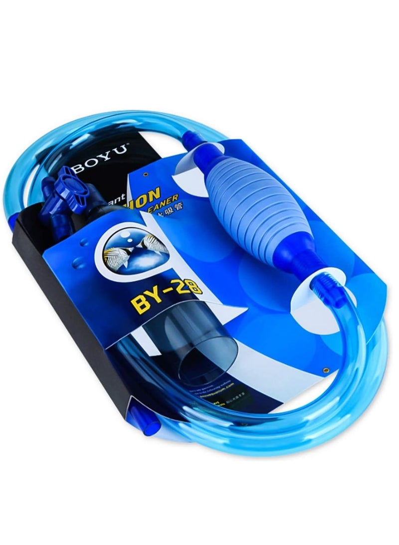 BOYU Instant Siphon Fish Tank Cleaning Aquarium Water Removal Cleaner for Gravel and Sand - Image 2