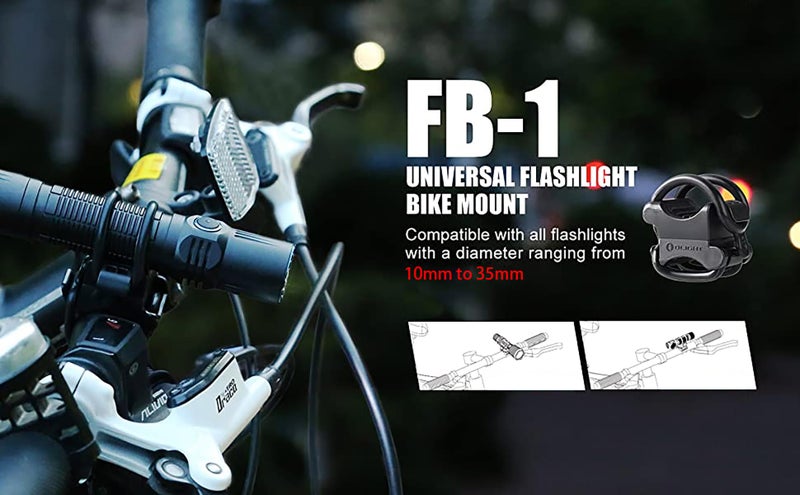 OLIGHT حامل مصباح OLIGHT FB-1 العالمي للدراجات لمصباح يدوي (ملحقات إضاءة الدراجات) - Image 2