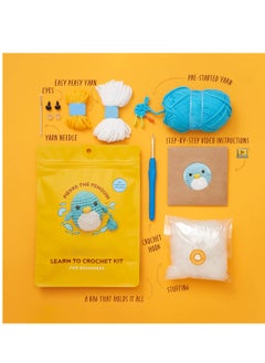 SYOSI Penguin Crochet Kit for Beginners, Penguin Crochet Animal Kit, Includes Yarn, Eyes, Stuffing, Crochet Hook, and Video Tutorials, Perfect Gift for Boys and Girls Birthdays  - Image 4